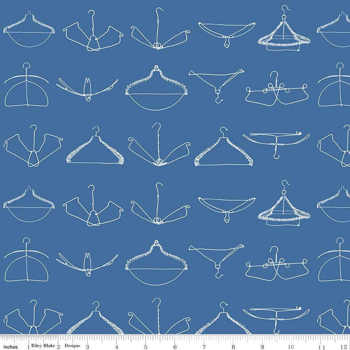 Press On Wire Hangers Blue