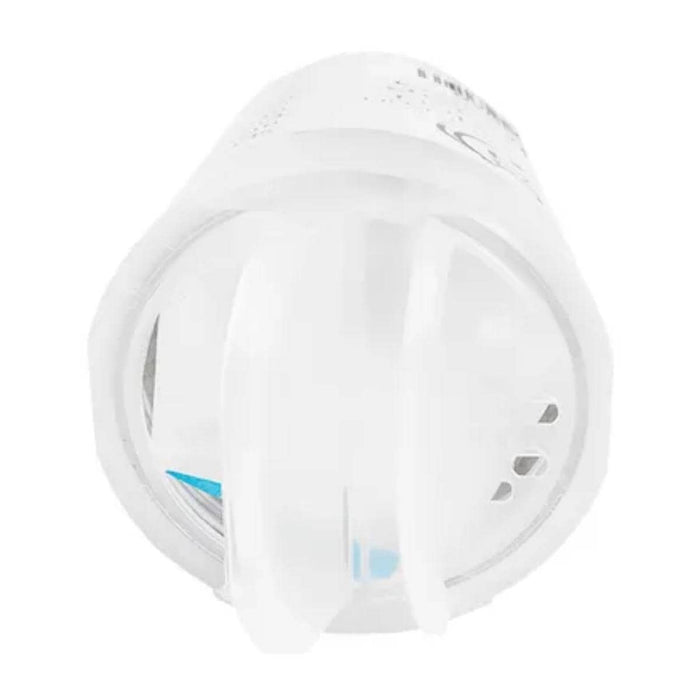 Close-up of Quilters Select Free Fuse Powder 2 oz shaker bottle showing dual flip-top dispenser and label