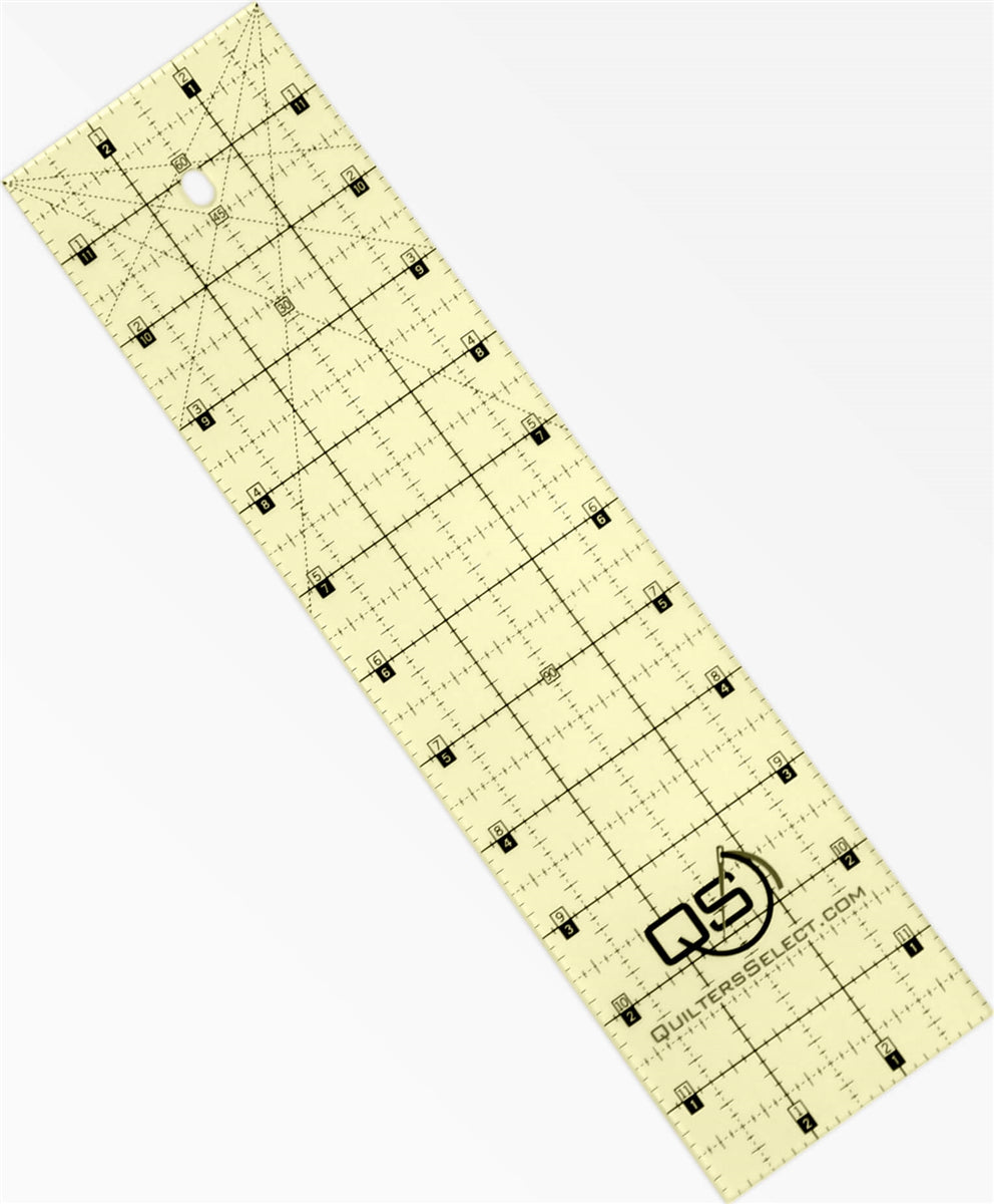 Quilters Select Non-Slip Ruler 3 inch x 12 inch — Flash Sew & Quilt