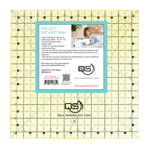 Quilters Select Non-Slip Ruler 9.5" x 9.5"