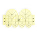 Quilters Select Precision Machine Quilting Ruler- 5" & 2.5" Diameter Arcs (6mm Thickness)