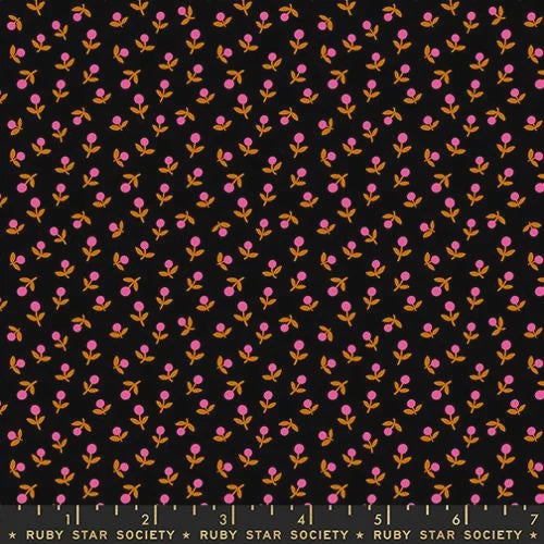 1 800 Calico Sprout Black fabric RS4103 29