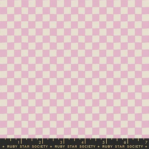 1 800 Calico Block Print Peony fabric RS4167 11