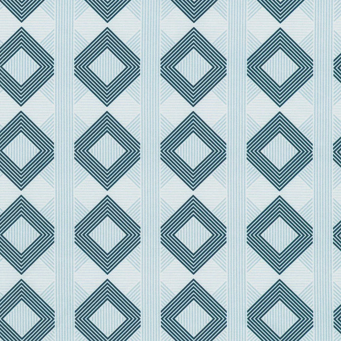 Drift Into Blue White fabric - RSDD-24045-1 WHITE