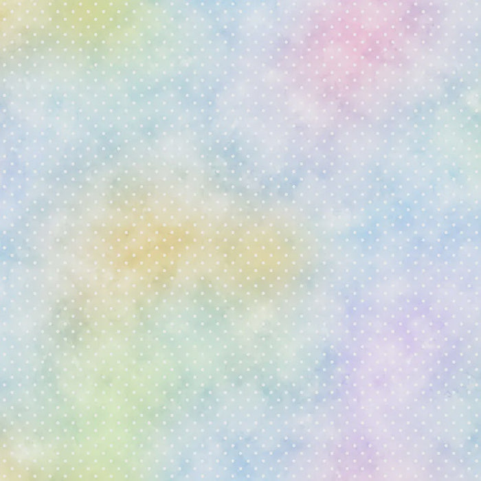 Sorbet Flannel Cloudy Pin Dot Rainbow Multi fabric