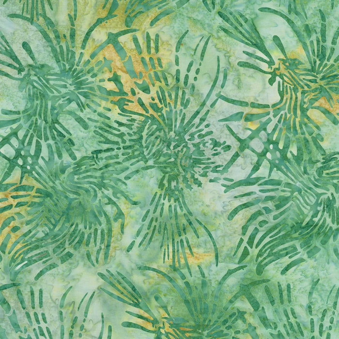 Artisan Batiks: Tranquil Tides Island Green fabric - SRK-24031-211 ISLAND GREEN