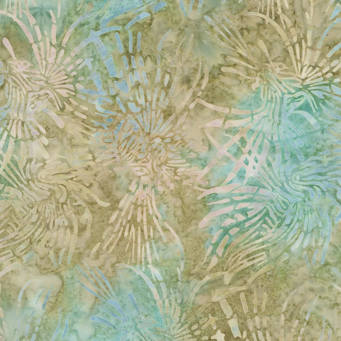 Artisan Batiks: Tranquil Tides Shale fabric - SRK-24031-335 SHALE