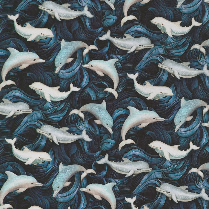 Ocean Fantasy Midnight fabric - SRKD-24182-69 MIDNIGHT
