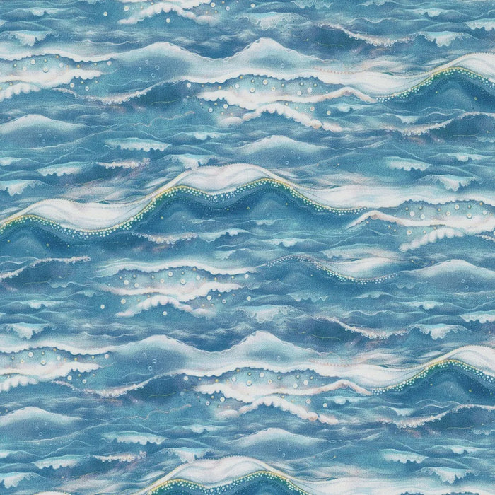 Ocean Fantasy Water fabric - SRKD-24183-246 WATER