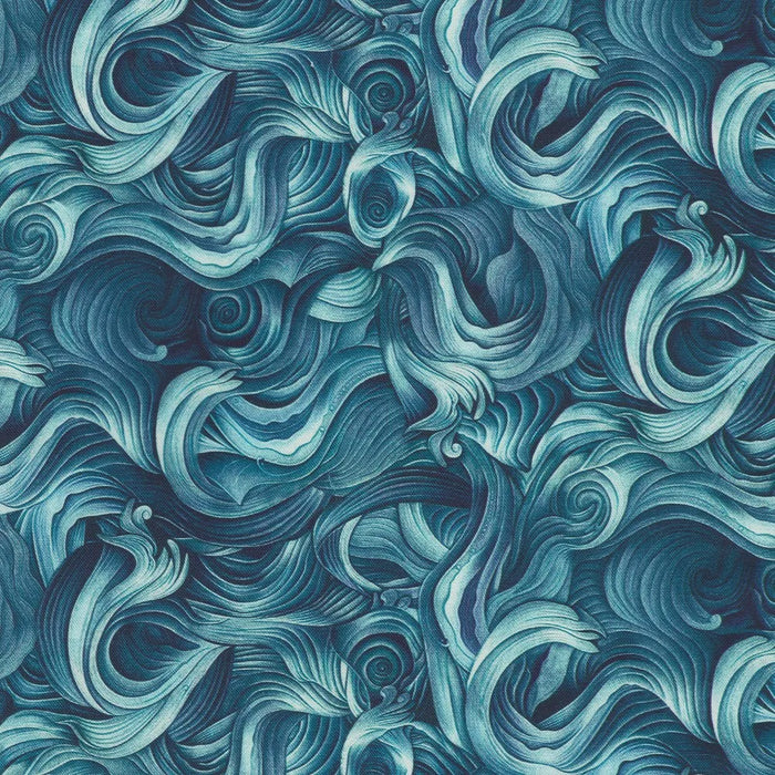Ocean Fantasy Storm fabric - SRKD-24185-300 STORM