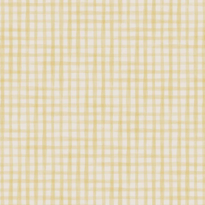 Check It Out maize fabric