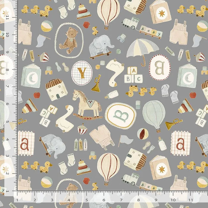 Dream Big dove fabric