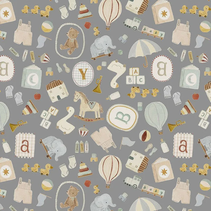 Dream Big dove fabric