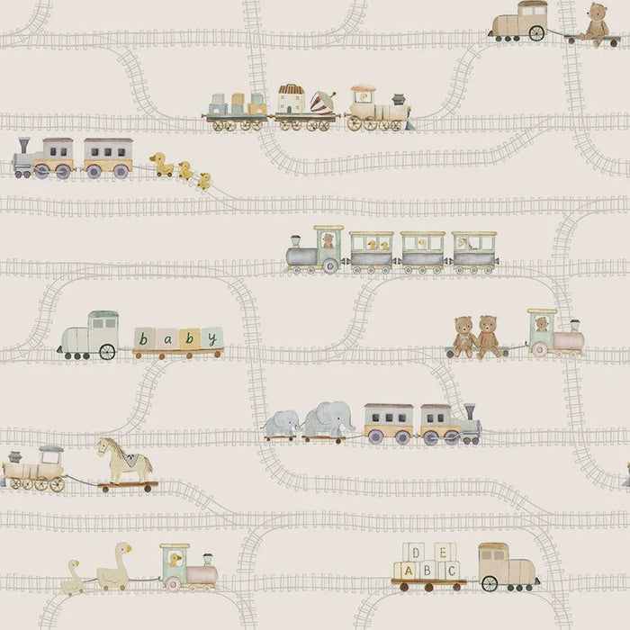 Full Steam Ahead papyrus fabric