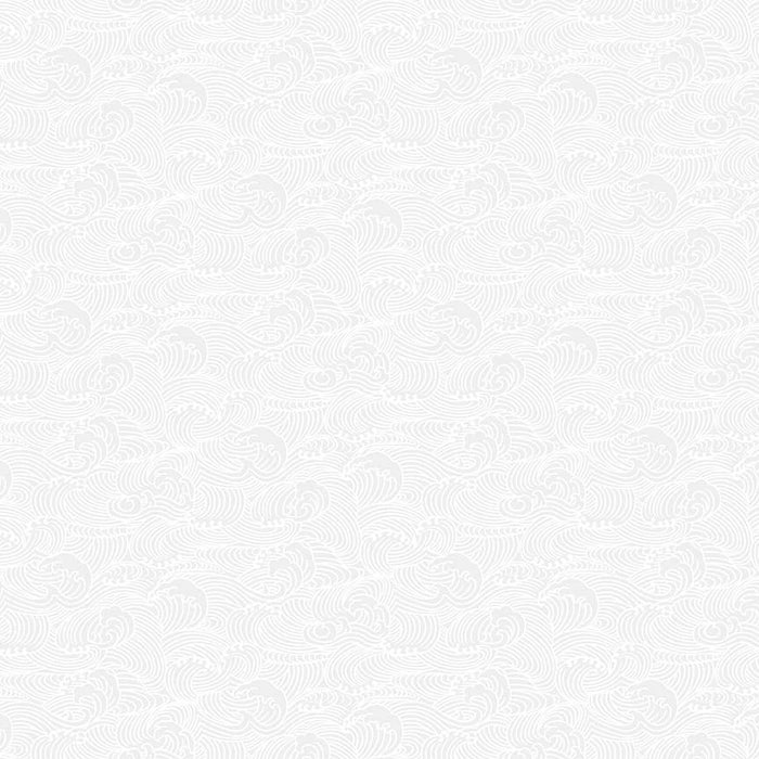 Monochrome Making Waves white fabric