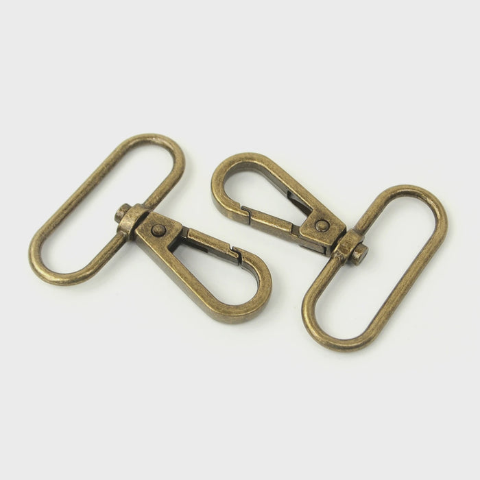 Two Swivel Hooks 1 1/2" Antique # STS180A