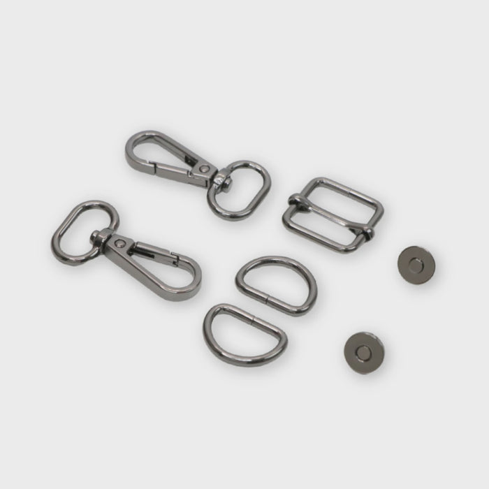 Level 4 Basic Hardware Kit 3/4in Gunmetal - Sallie Tomato