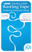 Double-sided basting tape packaging with blue background and white text.