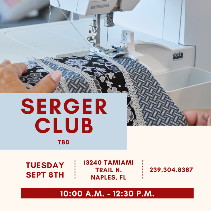Serger Club Naples - Sept