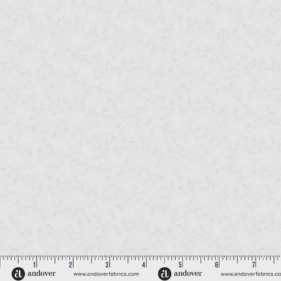 Simply Light by Andover Fabrics Arbor Silver fabric