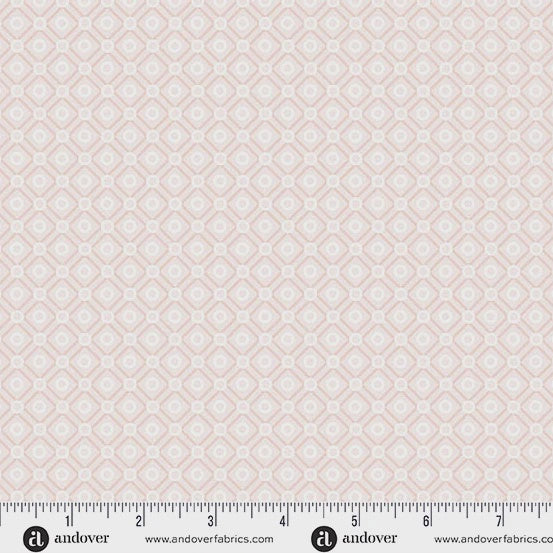 Simply Light by Andover Fabrics Criss Cross Apricot fabric