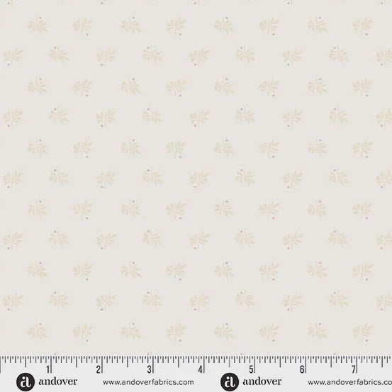 Simply Light by Andover Fabrics Frond Almond fabric