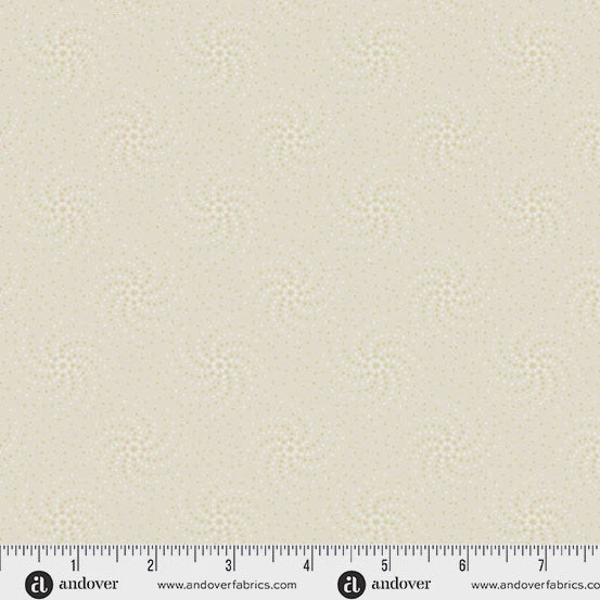 Simply Light by Andover Fabrics Orbital Oatmeal fabric