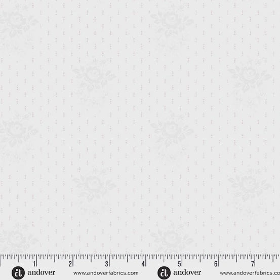 Simply Light by Andover Fabrics Petite Bouquet Berry fabric