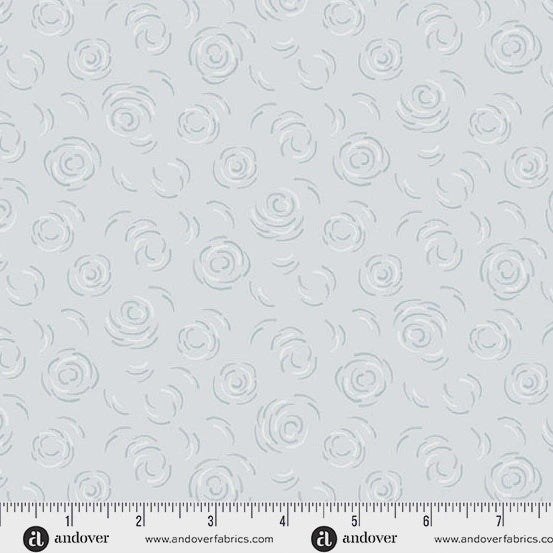 Simply Light by Andover Fabrics Ripple Sea Foam fabric