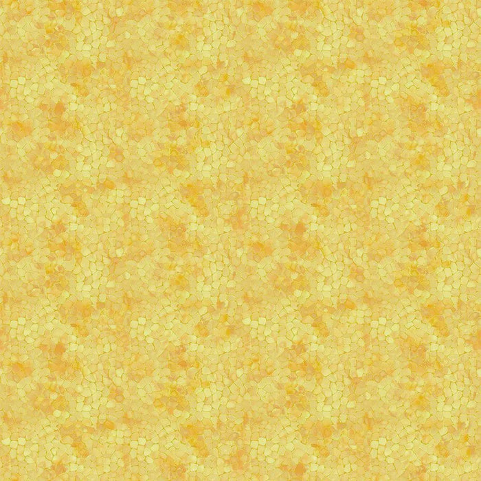 Jubilant Packed Tiles Yellow fabric