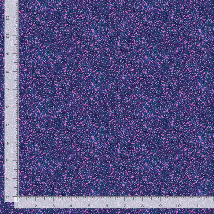 Jubilant Night Sky Purple fabric