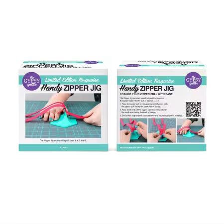 Two boxes of Gypsy Weaver Handy Zipper Jig on a white background