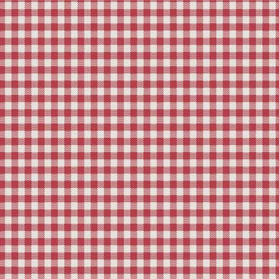 Tilda Wideback fabric Woven Gingham Red
