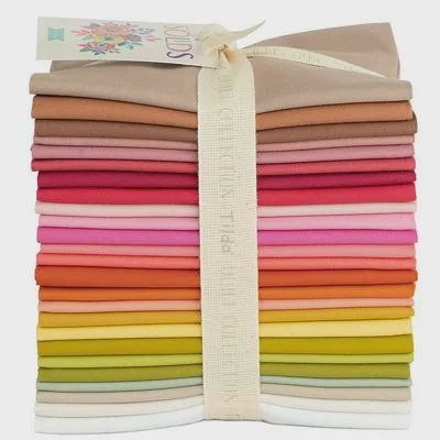Tilda Solids Fat Quarter Bundle Warm - 25pc
