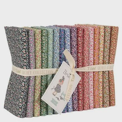 Tilda Brie Basics Fat Quarter bundle 16 fabrics 21 x 19in