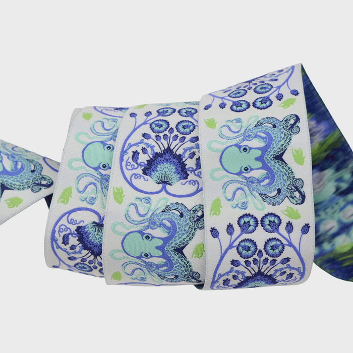 Octogarden in Marine - 1-7/8" Ribbon