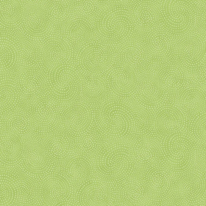 Dotty Spiral Lime blender fabric | Timeless Treasure