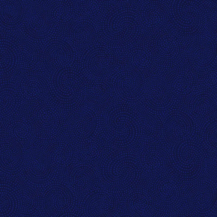 Dotty Spiral Navy blender fabric | Timeless Treasure