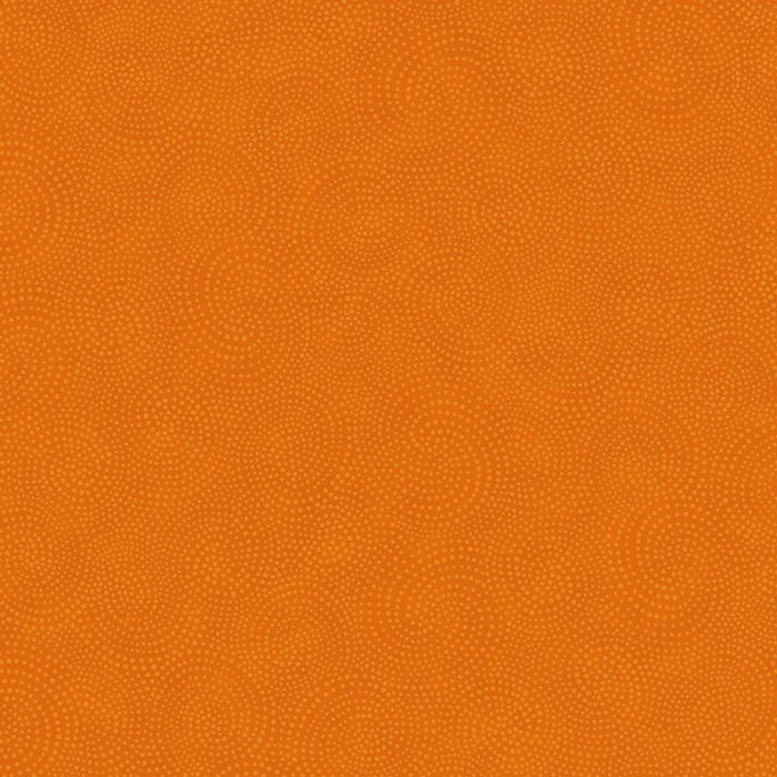 Dotty Spiral Orange blender fabric | Timeless Treasure