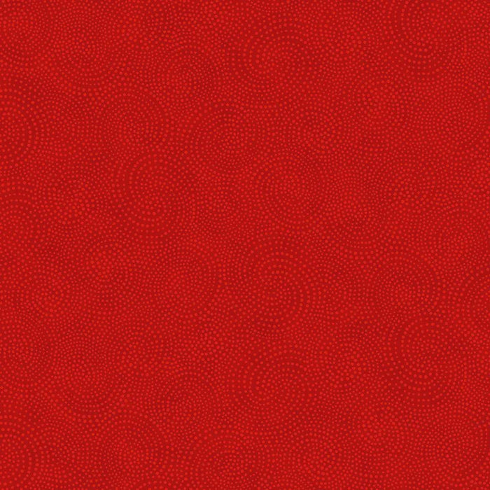 Dotty Spiral Red blender fabric | Timeless Treasure