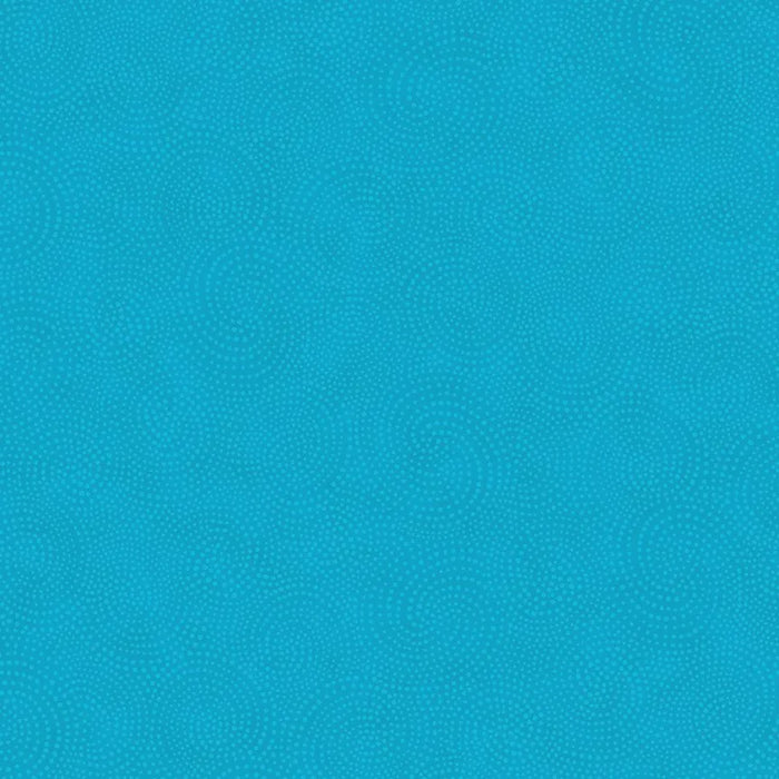Dotty Spiral Turquoise blender fabric | Timeless Treasure