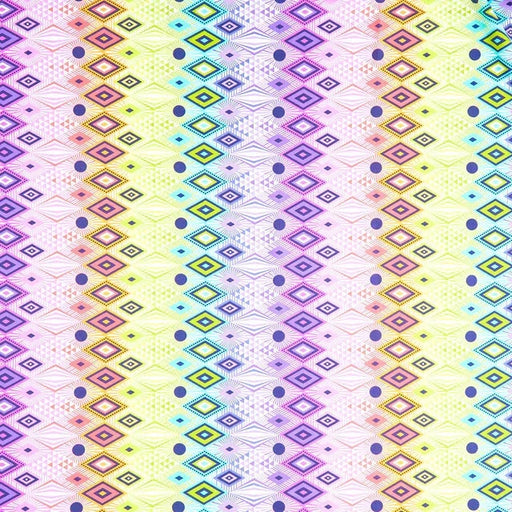 Tabby Road Deja Vu Disco Lucy in Prism by Tula Pink for FreeSpirit Fabrics - PWTP232