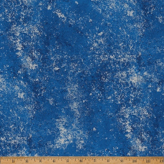 Hoffman Holiday Classics & Blenders Blue and Silver fabric
