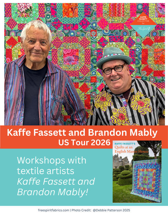 Kaffe Fassett & Brandon Mably Purple Passage Workshop Naples