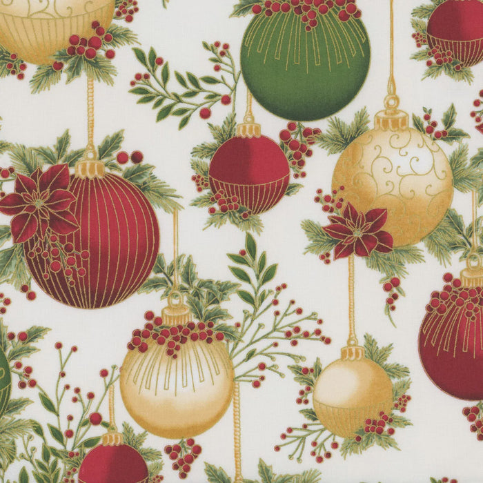 Christmas Wish Natural and Gold fabric - Y7822-20G-NATURAL-GOLD