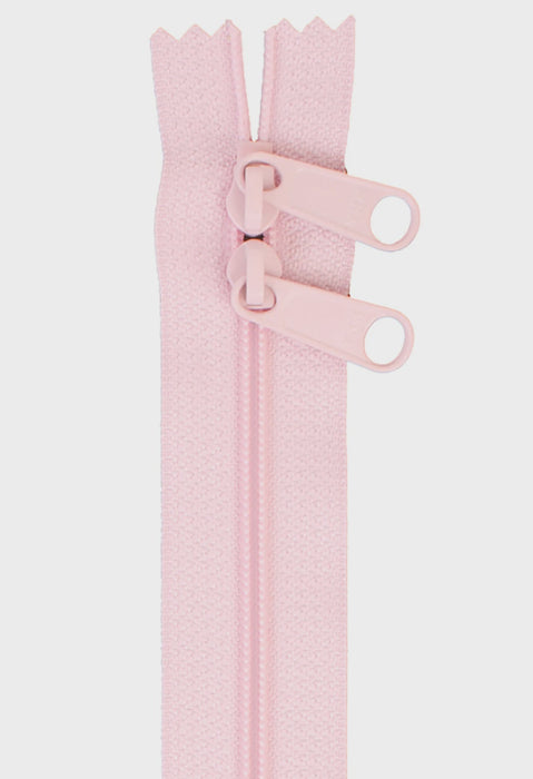 Double Slide Pale Pink 30in Handbag Zipper | ByAnnie