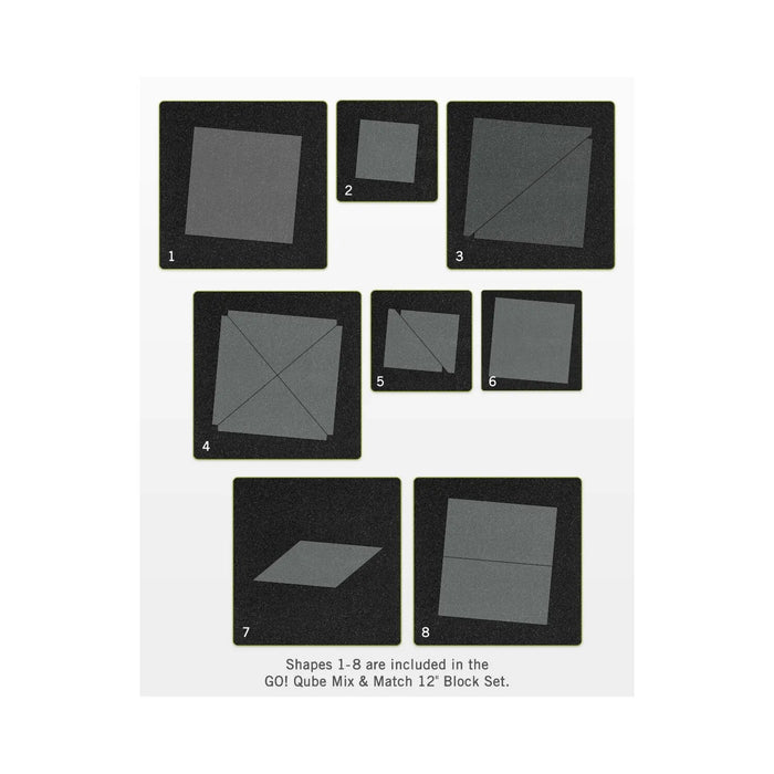 AccuQuilt GO! Qube® Mix & Match 12” Block