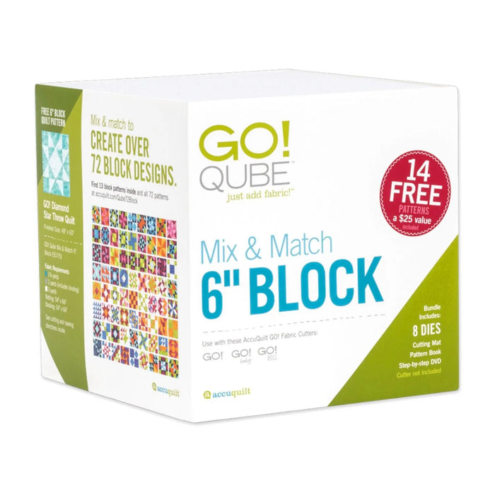 AccuQuilt GO! Qube® Mix & Match 6” Block