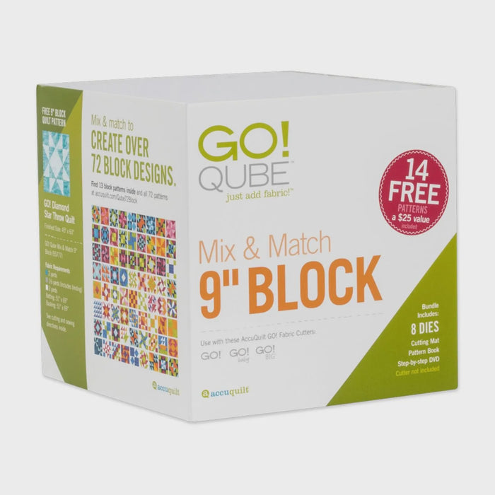 AccuQuilt GO! Qube® Mix & Match 9” Block