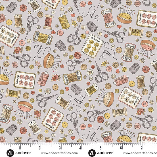 Atelier Grey Notions fabric - MU-132-S
